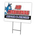 Signmission Ac Repair & Service Yard & Stake outdoor plastic coroplast window, C-1216-DS-Ac Repair & Service C-1216-DS-Ac Repair & Service